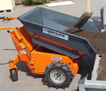 Bernards Minidumper - 500 kg nyttelast med ELEKTRISK fremdrift og tipp