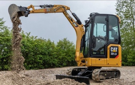 Utleie - CAT 301.8 minigraver - 2020 modell