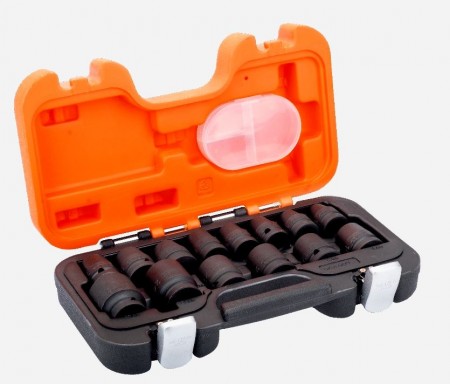 Bahco 1/2" kraftpipesett i fosfatert utførelse - 14 deler