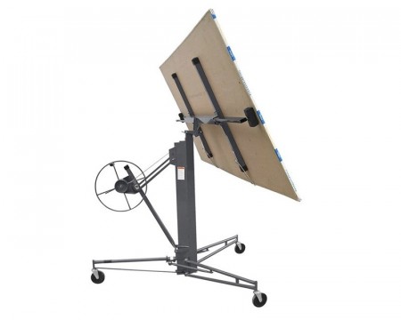 Probuilder gipsplateheis med mulighet for skråløft - 335 cm - Grå