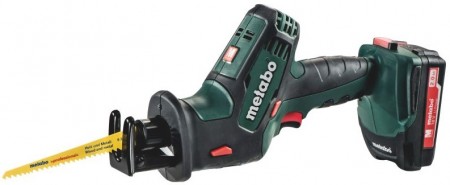 Metabo SSE 18 LTX COMPACT bajonettsag inkl. 2x 2ah batteri