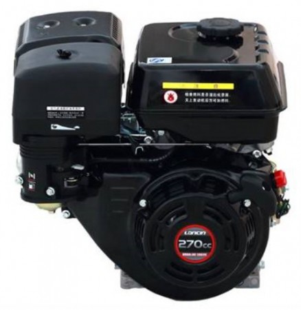 Loncin 9 hk - bensinmotor med vannrett aksel 25,4mm