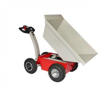 Elektrisk minidumper med 2 x 33 Ah batterier - opp til 6 timer driftstid